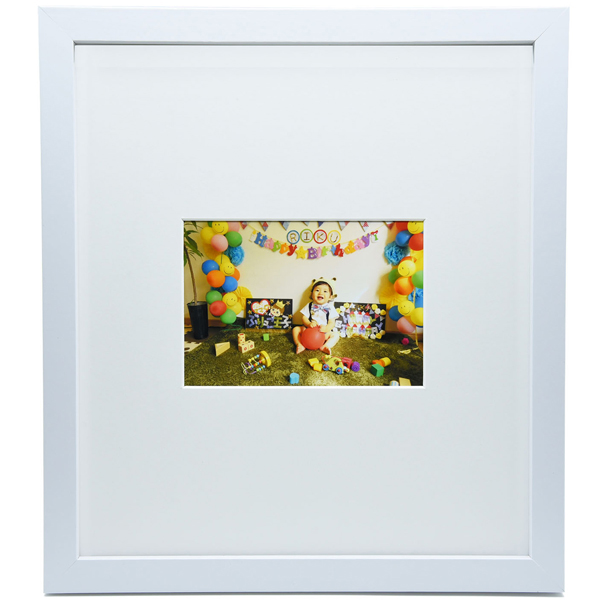 KING 写真も飾れる色紙額 SKS-242 ホワイト