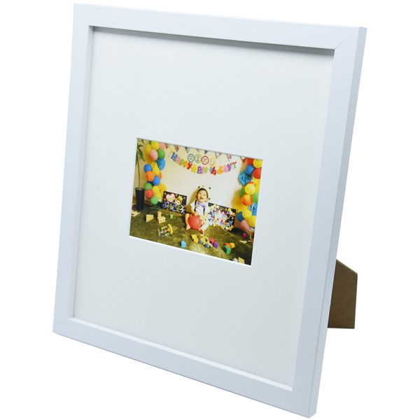 KING 写真も飾れる色紙額 SKS-242 ホワイト