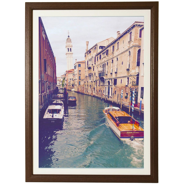 KING 木製額 グラン A1 ブラウン (マット付き)