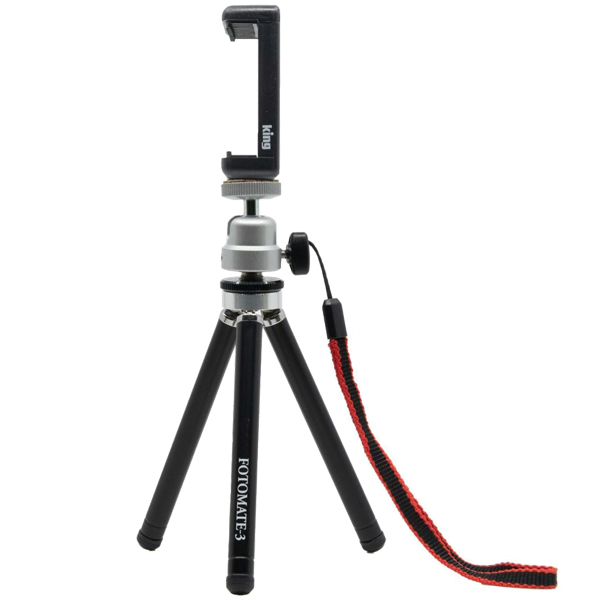 KING 超小型フォトメイトスリー3段三脚 KFT3-BK ブラック