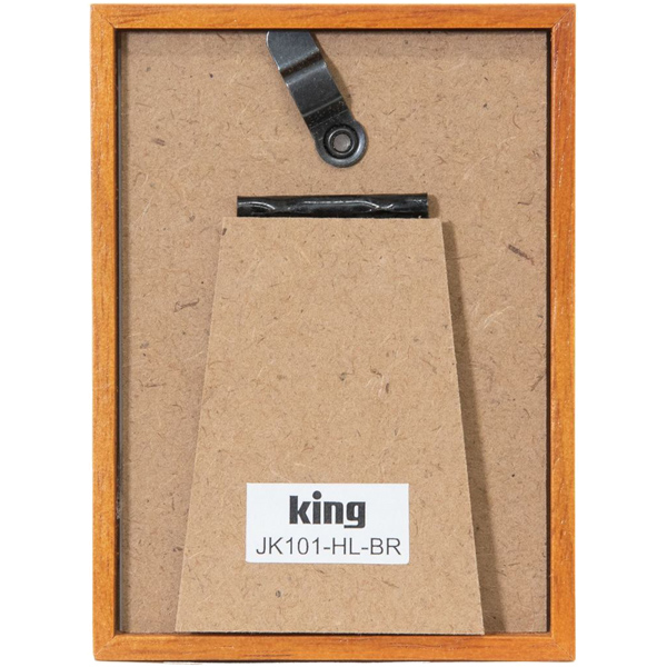 KING フォトフレーム 木製額 JK101-HL-BR ハーフLサイズ ブラウン