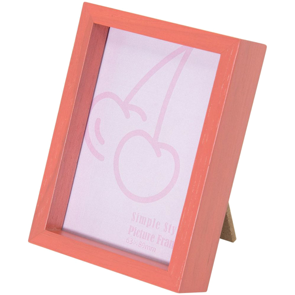 KING 木目調カラーフレーム JWC-HL-PK ハーフLサイズ ピンク