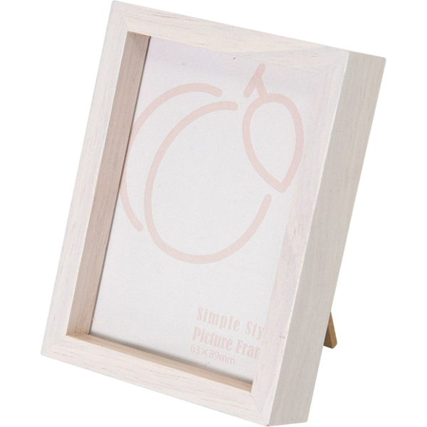 KING 木目調カラーフレーム JWC-HL-WH ハーフLサイズ ホワイト