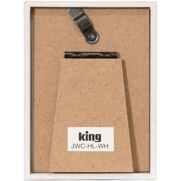 KING 木目調カラーフレーム JWC-HL-WH ハーフLサイズ ホワイト