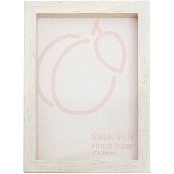 KING 木目調カラーフレーム JWC-HL-WH ハーフLサイズ ホワイト