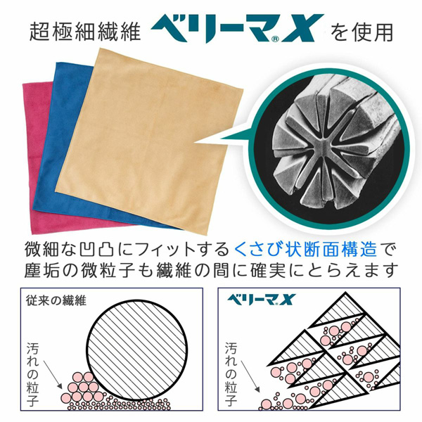 KING クリーニングクロス K-CCP40-BL ブルー