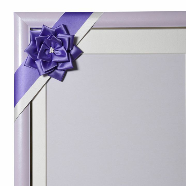 FUJICOLOR 肖像額縁 リボン パープル