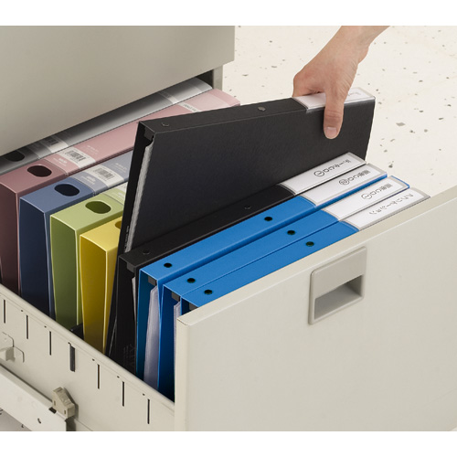 セキセイ CD・DVDファイル A4-S ブルー