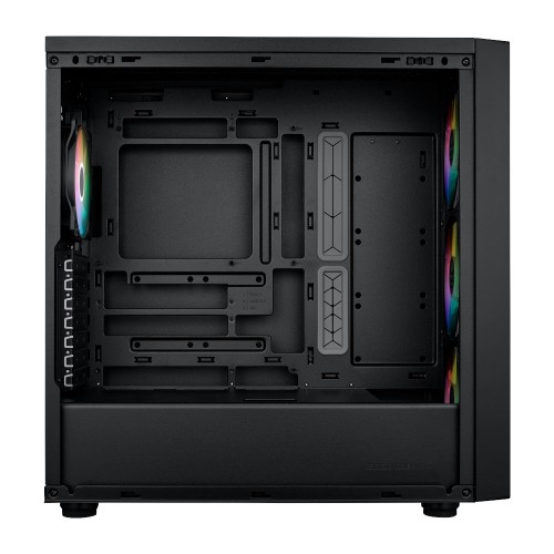 MasterBox 600/ミドルタワーケース/ブラック/背面コネクターマザーボード対応/140mmARGBファン3基搭載/メッシュフロントパネル