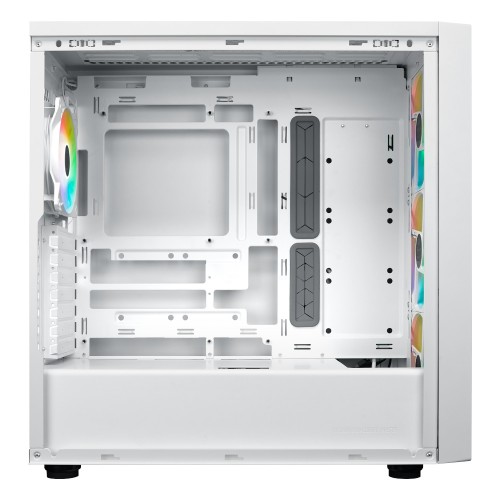 MasterBox 600 White/ミドルタワーケース/ホワイト/背面コネクターマザーボード対応/140mmARGBファン3基搭載/メッシュフロントパネル