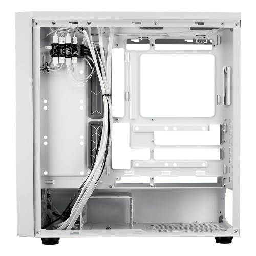 MasterBox 600 White/ミドルタワーケース/ホワイト/背面コネクターマザーボード対応/140mmARGBファン3基搭載/メッシュフロントパネル