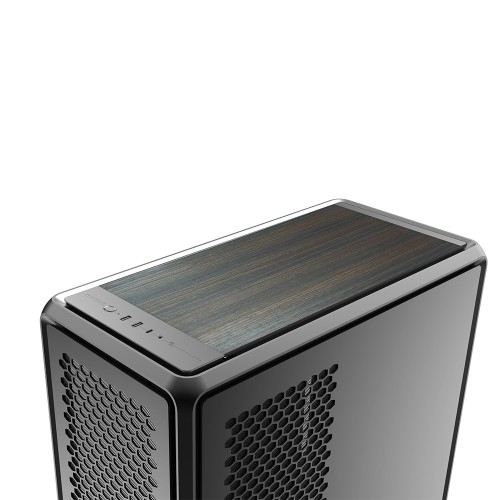 MasterFrame Case Panel Natural black/「MasterFrame 600/500 Mesh」対応の交換用ユーカリパネル/トップおよびフロントマウント対応(500 Meshはフロントのみ)/ブラック