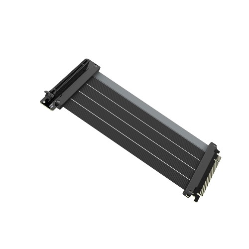 Riser Cable PCIe 5.0 x16 300mm/PCIe 5.0ライザーケーブル/ブラック/優れたデータ伝送性能、柔軟性、そして長期的な耐久性を実現/ケーブル長300mm