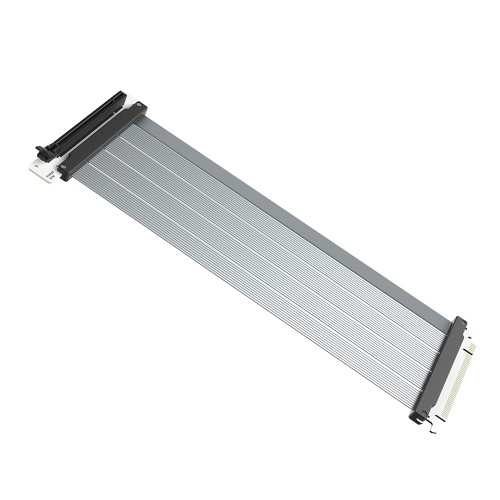 Riser Cable PCIe 5.0 x16 300mm/PCIe 5.0ライザーケーブル/ホワイト/優れたデータ伝送性能、柔軟性、そして長期的な耐久性を実現/ケーブル長300mm