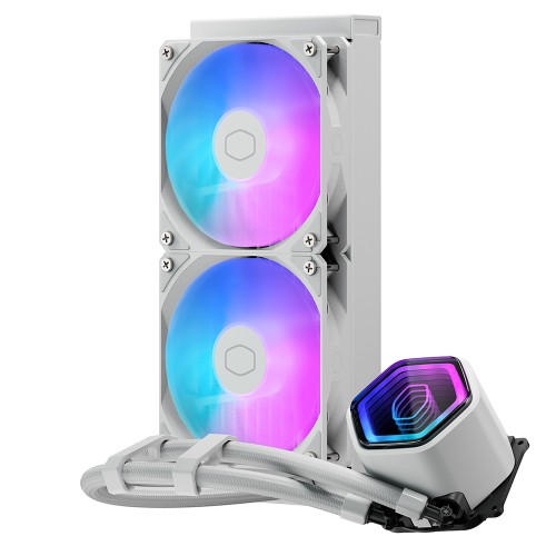 MasterLiquid Core II 240 White ARGB X6G2/240mm水冷クーラー/ホワイト/デュアルチャンバーポンプ採用/Intel LGA1851/1700/1200/1156/1155/1151/1150/AMD AM5/AM4対応