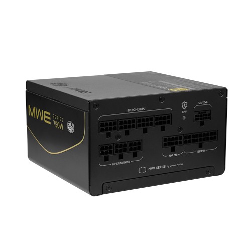 MWE Gold V4 750 FM BL W/JP cord/フルモジュラー750W電源ユニット/ATX 3.1・PCIe 5.1準拠/80PLUS GOLD/GPU保護機能搭載/デュアルカラー12V-2x6コネクタ/ブラック