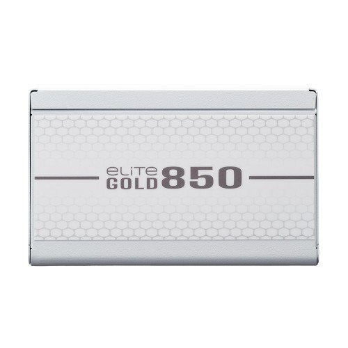 ELITE GOLD 850 FM WH A/JP cord/フルモジュラー電源ユニット/ホワイト/ATX 3.1＆PCIe 5.1対応/80PLUS GOLD認証/静音ライフルベアリングファン/コンパクト設計/10年保証