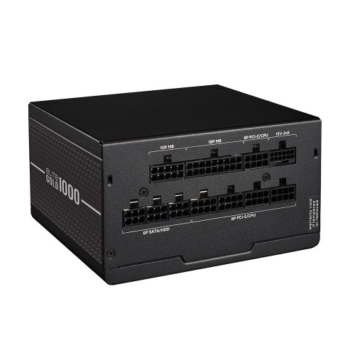 ELITE GOLD 1000 FM A/JP cord/フルモジュラー電源ユニット/ATX 3.1＆PCIe 5.1対応/80PLUS GOLD認証/静音ライフルベアリングファン/コンパクト設計/5年保証