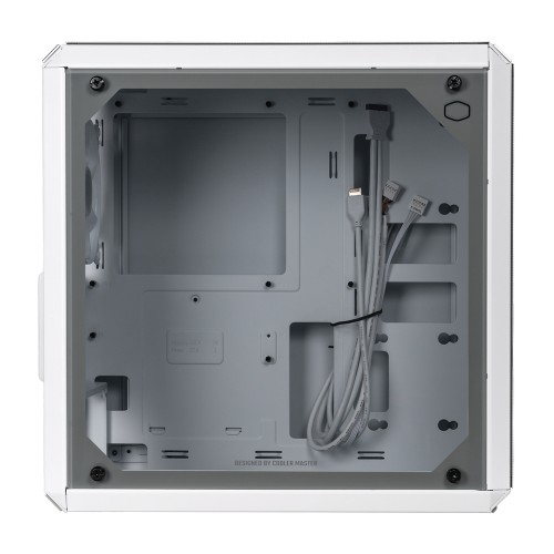 Q300L V2 White/MicroATXケース/ホワイト/通気性に優れたパンチング加工パネル採用/左サイド強化ガラスパネル/ATX電源を搭載可能/USB 3.2 Gen2x2 Type-Cポート搭載