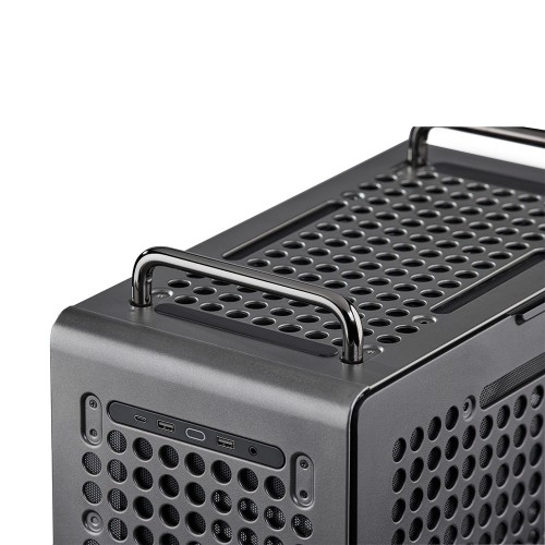 QUBE 540 Stardust Iron/ATXケース/モジュラー設計で内部構造を柔軟に調整可能/縦置き・横置き両対応/大型GPU対応/E-ATXマザーボード対応/360mmラジエーター対応