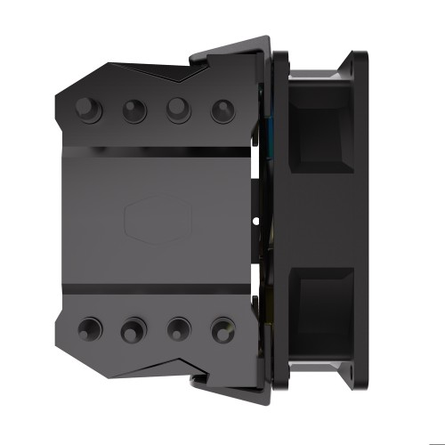 Hyper 411 Nano ARGB/小型空冷CPUクーラー/オールブラック/ARGBファン/ダイレクトコンタクトテクノロジー/Intel LGA1851/1700/1200/1156/1155/1151/1150/AMD AM5/AM4対応