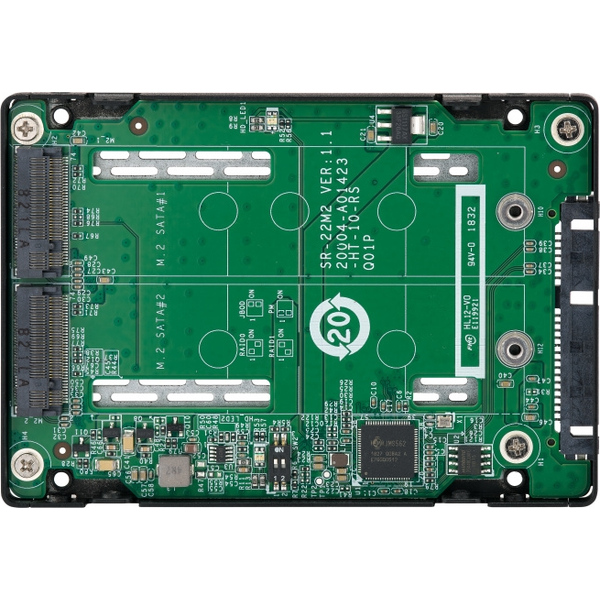 2 x M.2 SATA - 2.5インチ SATAアダプター (単体)