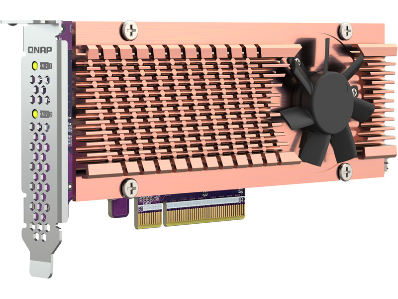 2 x M.2 PCIe SSD 拡張カード (QM2-2P-384A、単体)