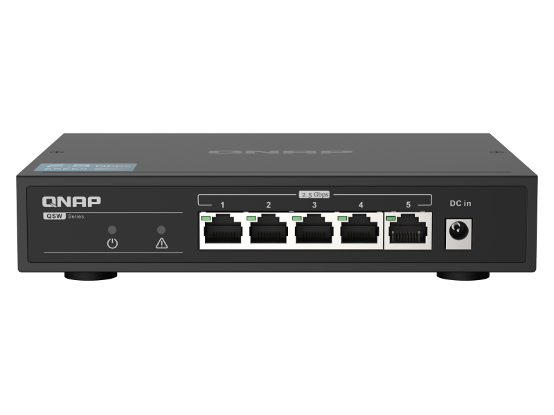QSW-1105-5T アンマネージドスイッチ (5ポート 2.5GbE)