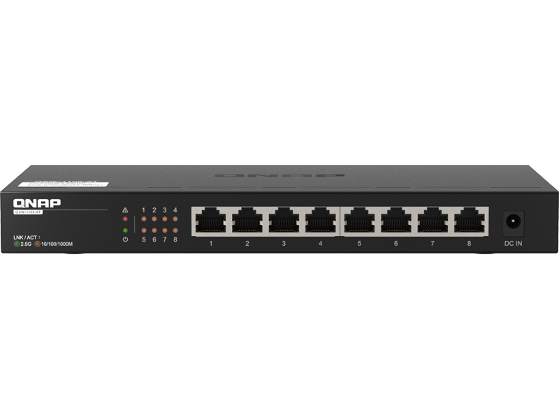 QSW-1108-8T アンマネージドスイッチ (8ポート 2.5GbE)