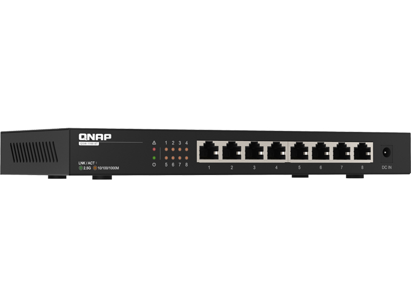 QSW-1108-8T アンマネージドスイッチ (8ポート 2.5GbE)