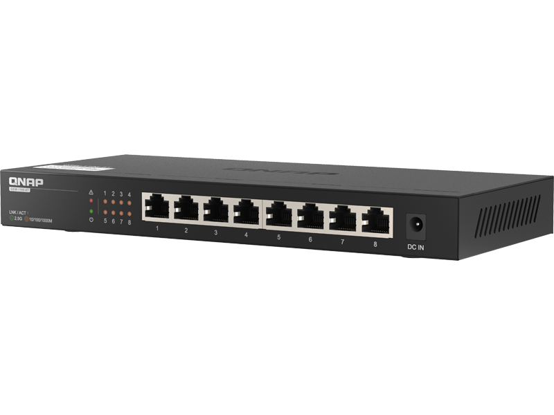 QSW-1108-8T アンマネージドスイッチ (8ポート 2.5GbE)