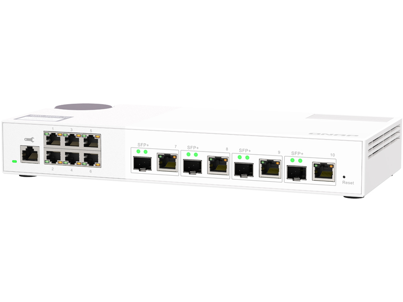 QSW-M2106-4C L2 Webマネージドスイッチ (4x10GbE + 6x2.5GbE)