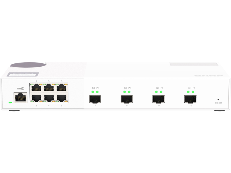 QSW-M2106-4S L2 Webマネージドスイッチ (4x10GbE + 6x2.5GbE)