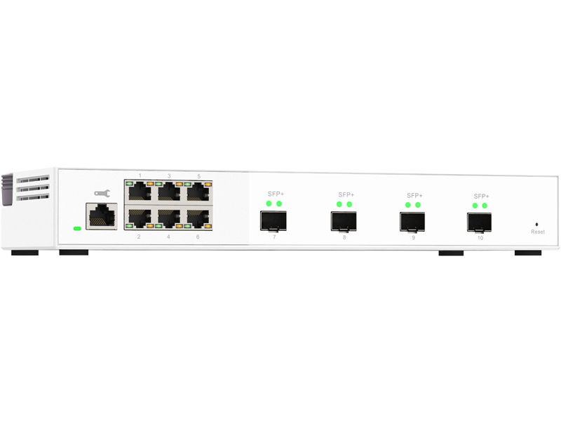 QSW-M2106-4S L2 Webマネージドスイッチ (4x10GbE + 6x2.5GbE)