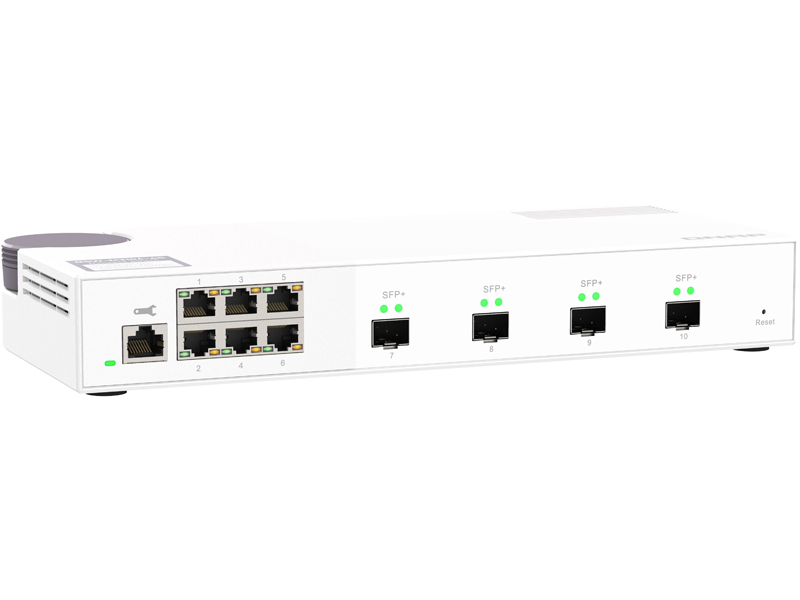 QSW-M2106-4S L2 Webマネージドスイッチ (4x10GbE + 6x2.5GbE)