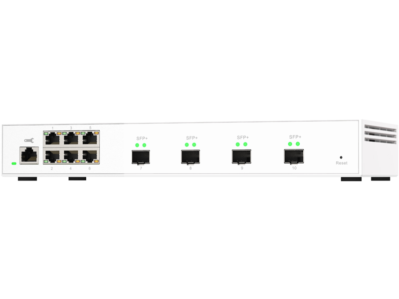 QSW-M2106-4S L2 Webマネージドスイッチ (4x10GbE + 6x2.5GbE)