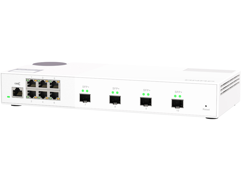 QSW-M2106-4S L2 Webマネージドスイッチ (4x10GbE + 6x2.5GbE)