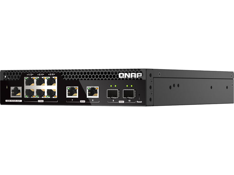 QSW-M2106R-2S2T L2 Webマネージドスイッチ(4x10GbE + 6x2.5GbE)