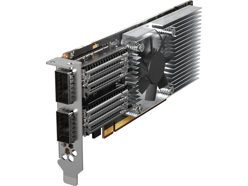 2ポート 100GbE QSFP28 LANカード (QXG-100G2SF-E810、単体)