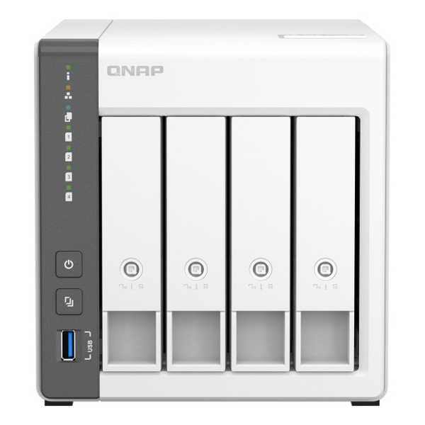 QNAP NAS/TS-433 ミドル 8TB (2TB x 4) Dモデル