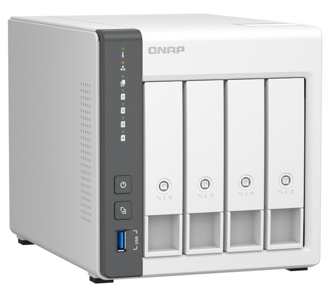 QNAP NAS/TS-433 ミドル 8TB (2TB x 4) Dモデル