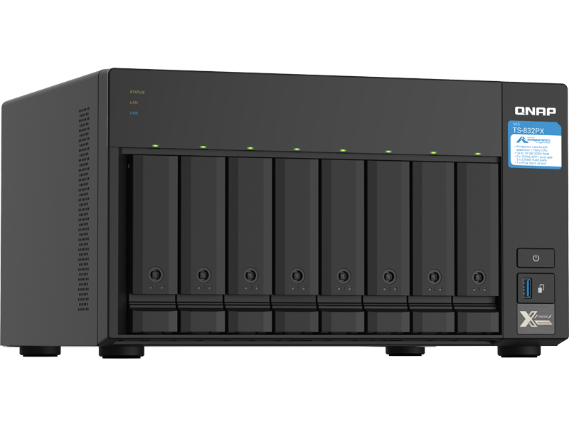 TS-832PX ミドル 96TB (12TB x 8)