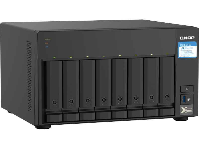 TS-832PX ミドル 96TB (12TB x 8)
