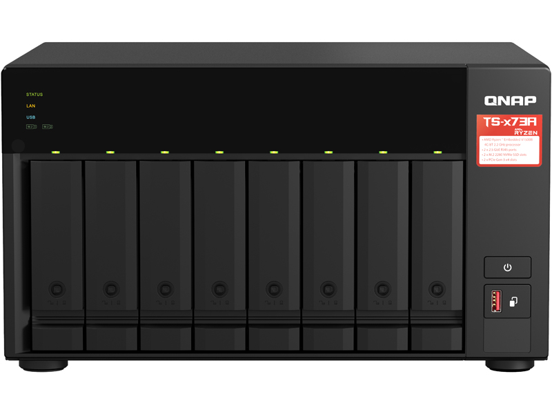 TS-873A ニアライン 112TB (14TB x 8)