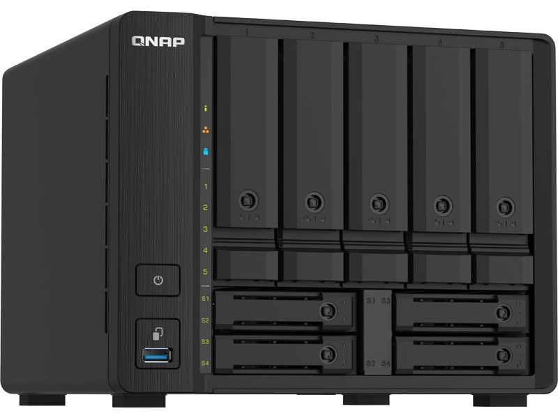 TS-932PX ミドル 60TB MD SSD 4TB (12TB x 5、1TB x 4)