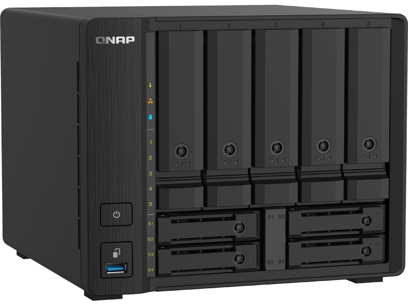TS-932PX ミドル 50TB MD SSD 4TB (10TB x 5、1TB x 4)