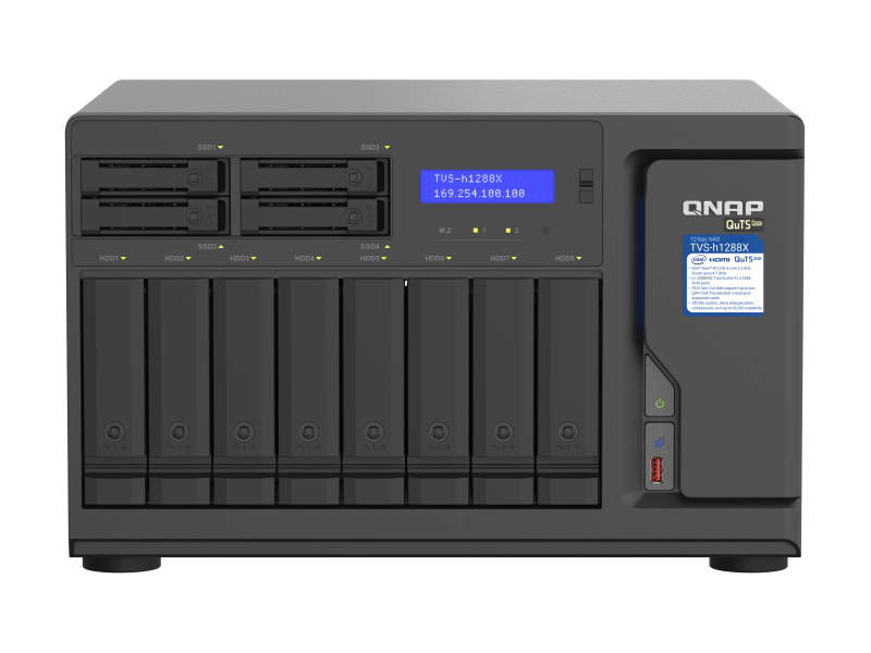 TVS-h1288X ニアライン 96TB (12TB x 8)