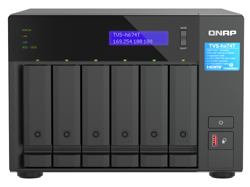 TVS-h674T-i5 12TB ミドル (2TB x 6)