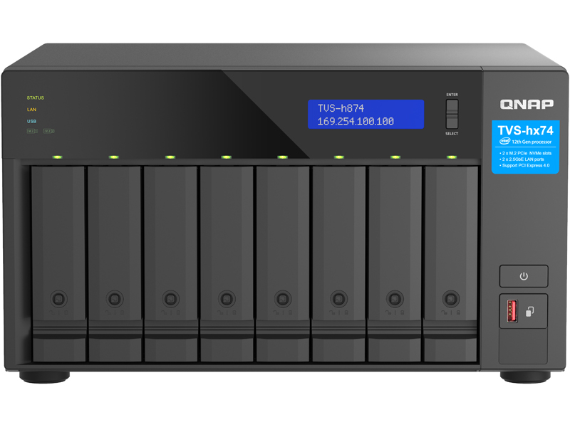 TVS-h874 80TB ニアライン (10TB x 8)