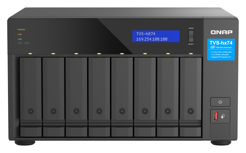 TVS-h874X-i9 176TB ニアライン (22TB x 8)